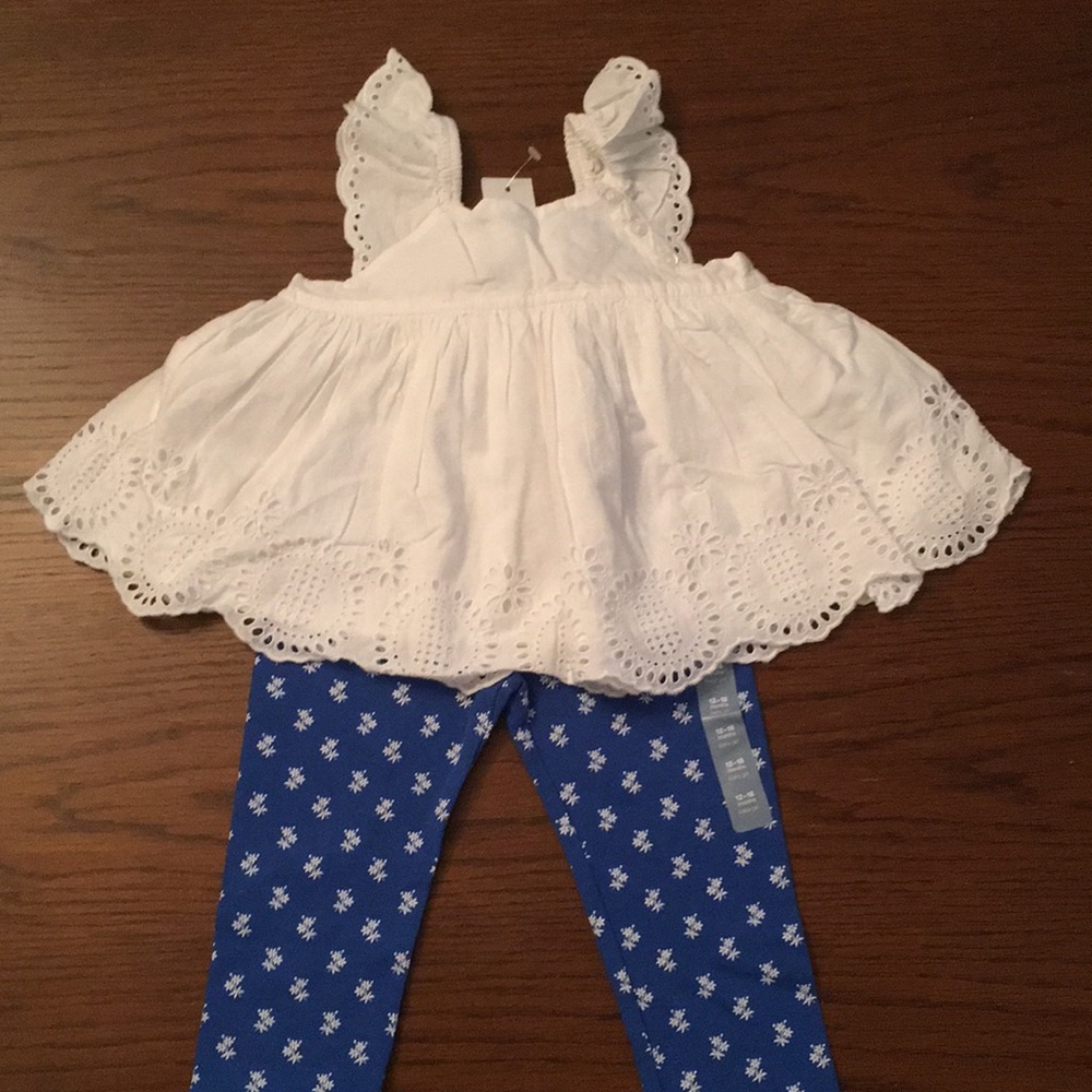 GAP baby girl 12-18 mo. Spring outfit. NWT.